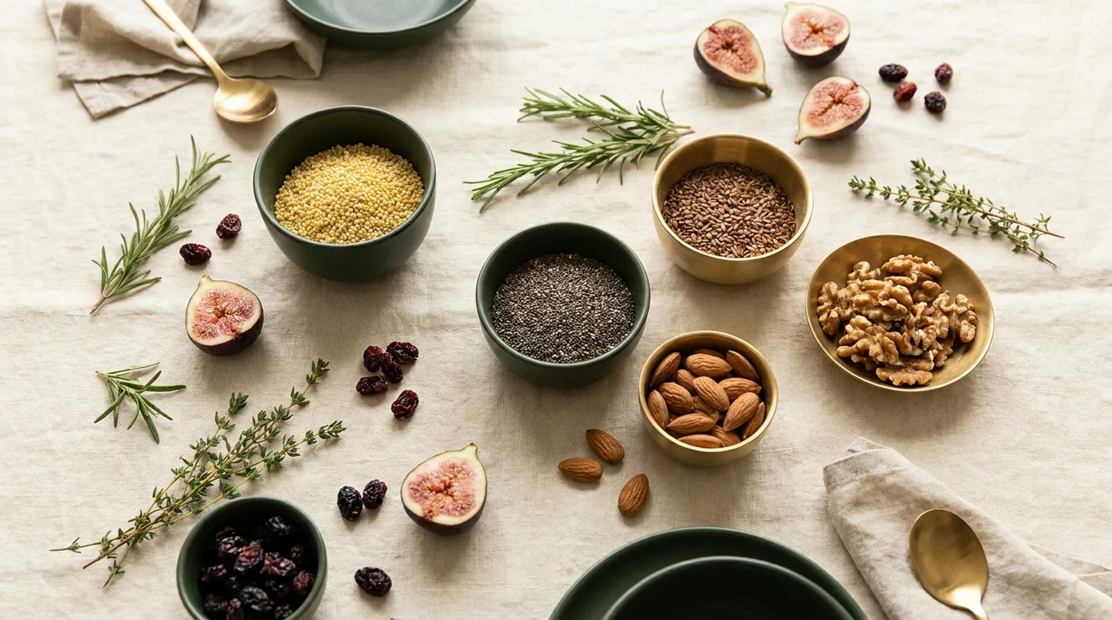 Premium millet grains, seeds and plant-based whole foods